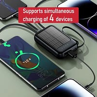 1(1) Fast Charging High-Capacity 20000mAh Solar Power Bank