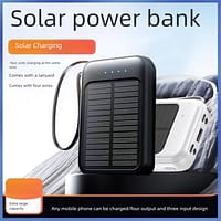 17(1) Fast Charging High-Capacity 20000mAh Solar Power Bank