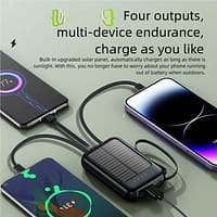 24(1) Fast Charging High-Capacity 20000mAh Solar Power Bank