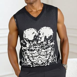 O1CN01a5rFLp21Mm2wHUGn7_!!2218969166971-0-cib Fashionable Men's Skull Pattern Vest is such a vibe