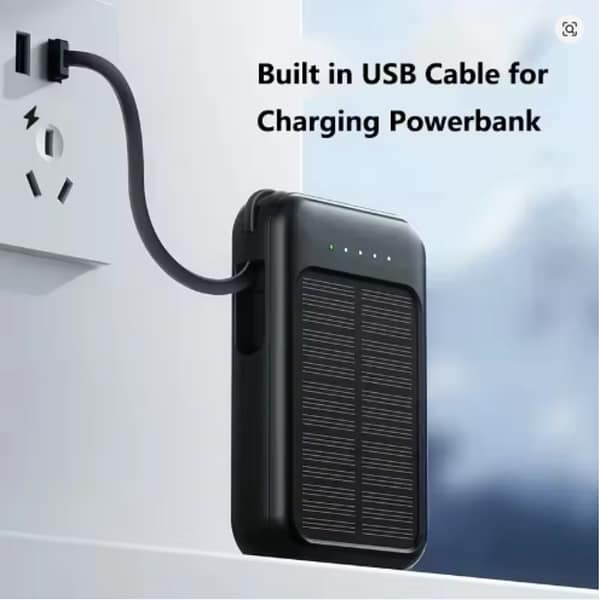 25(1) High Capacity Power bank External Solar Cells 20,000mAh Big Capacity Fast Charging Phones