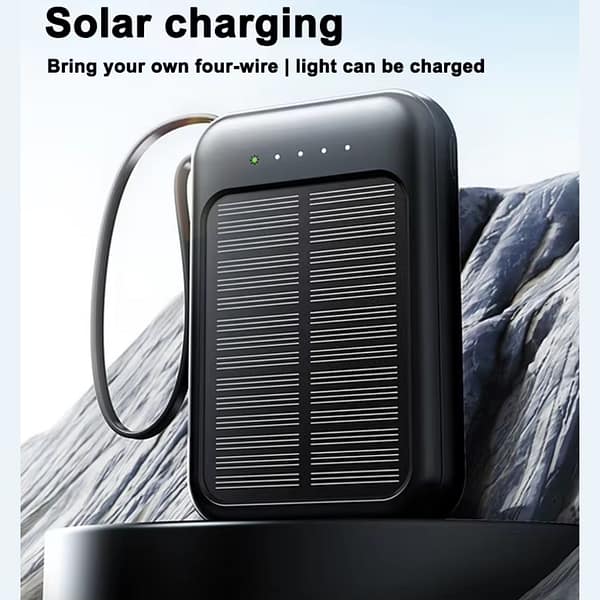 3(1) Fast Charging High-Capacity 20000mAh Solar Power Bank